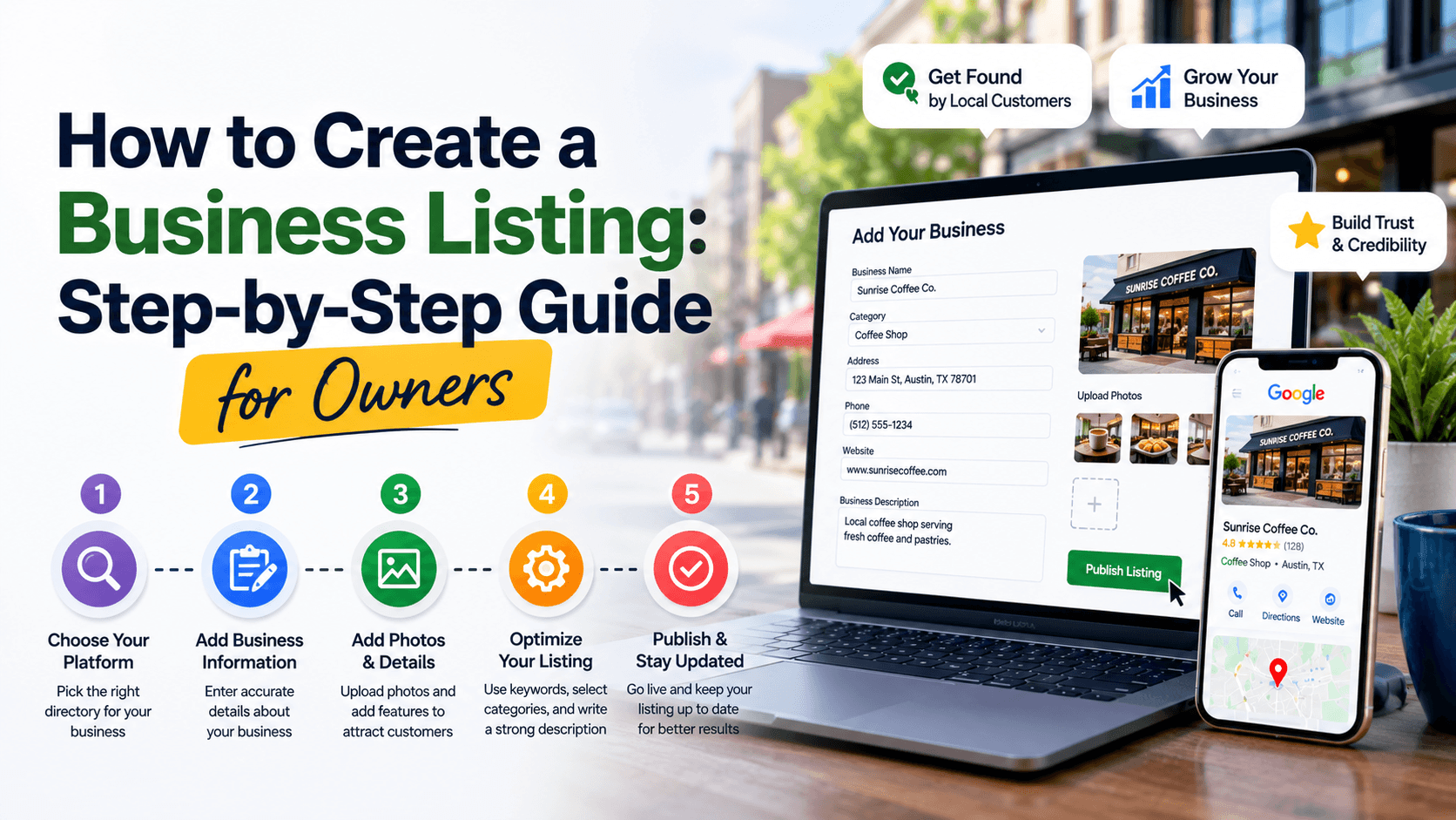 How to Create a Business Listing: Step-by-Step Guide for Owners