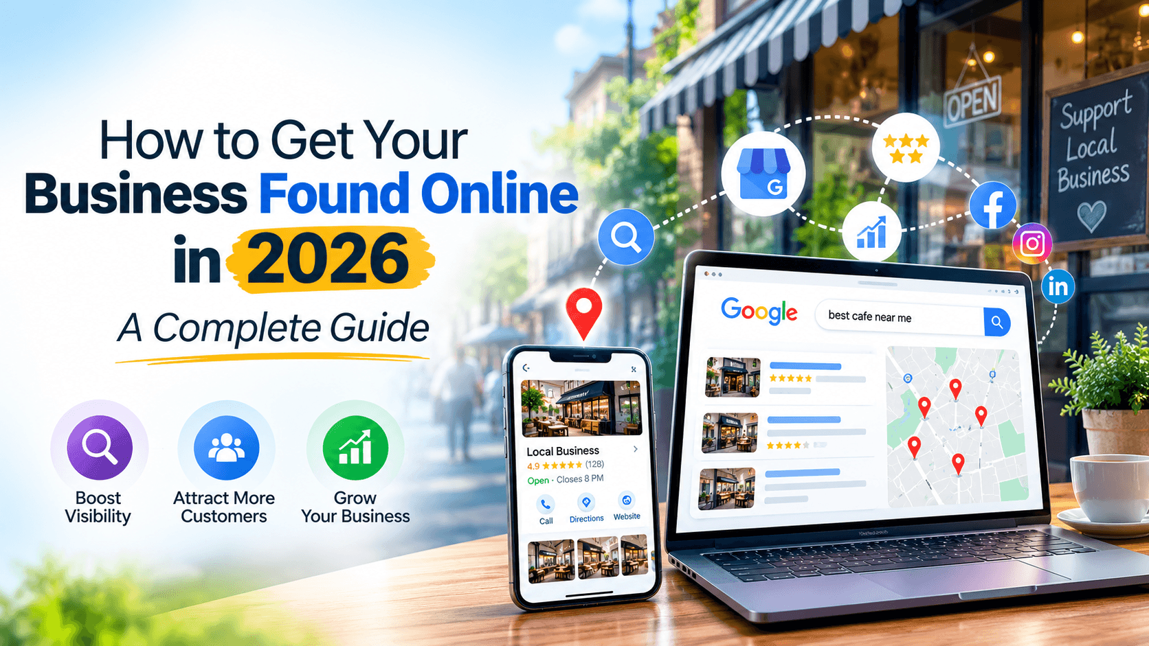 How to Get Your Business Found Online in 2026: A Complete Guide